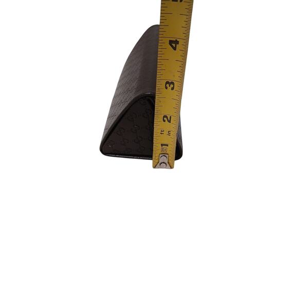 Gucci Collapsible Trifold GG Brown Leather Case Eyeglasses Sunglasses Organizer - Picture 8 of 8